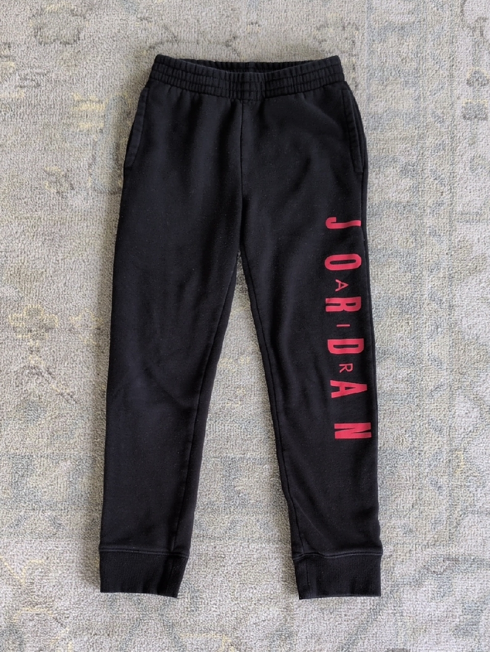 Jordan Black/Red Sweatpants